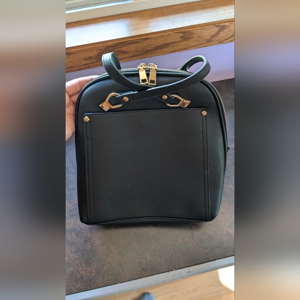 Black Backpack Purse - Picture 2 of 4